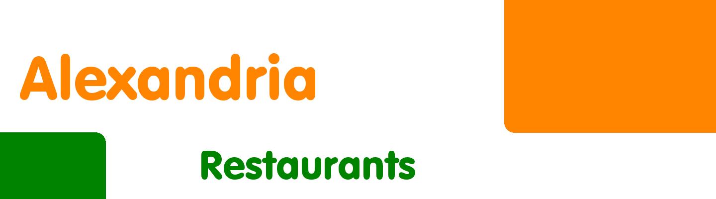 Best restaurants in Alexandria - Rating & Reviews