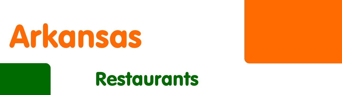 Best restaurants in Arkansas - Rating & Reviews