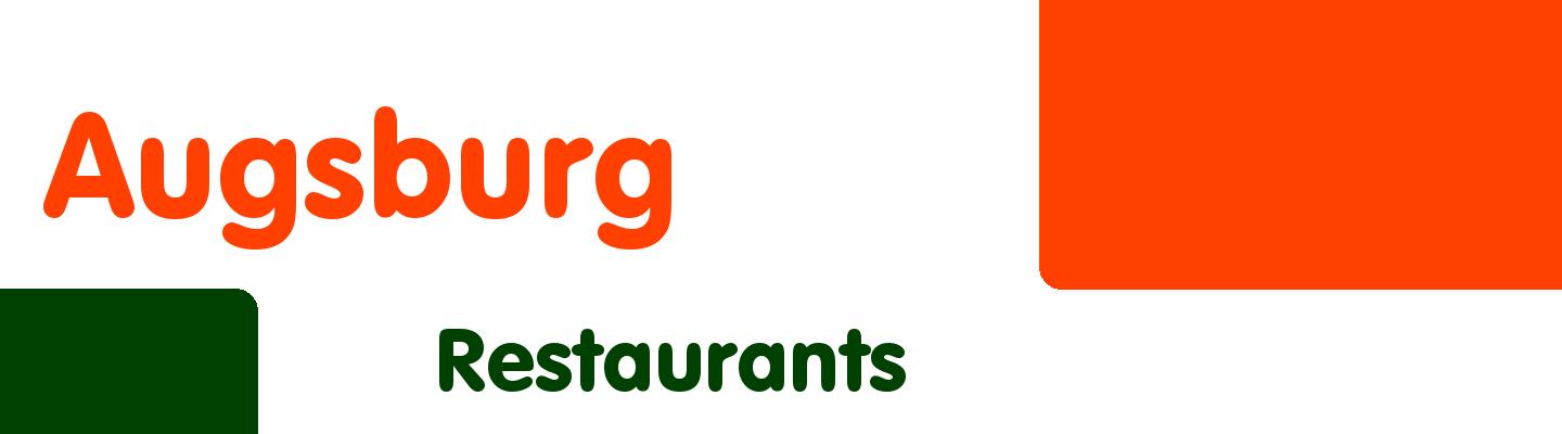 Best restaurants in Augsburg - Rating & Reviews