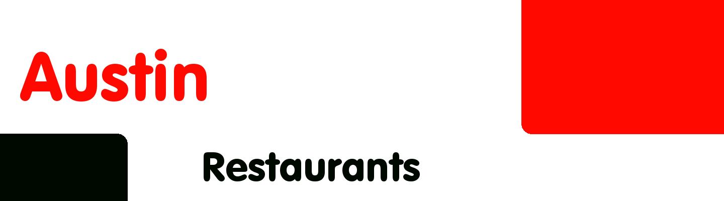 Best restaurants in Austin - Rating & Reviews