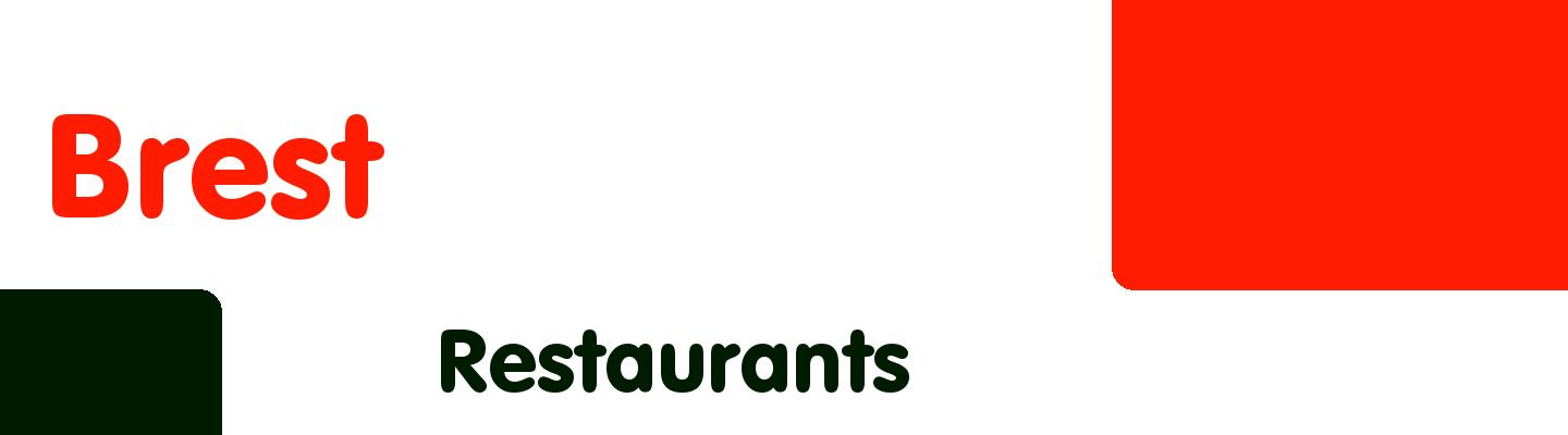 Best restaurants in Brest - Rating & Reviews