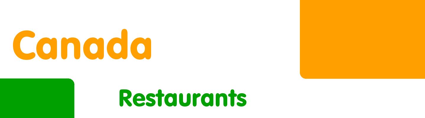 Best restaurants in Canada - Rating & Reviews