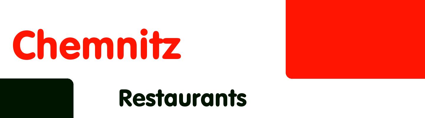 Best restaurants in Chemnitz - Rating & Reviews