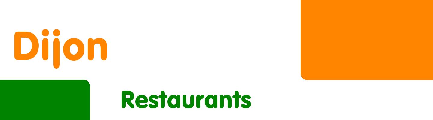 Best restaurants in Dijon - Rating & Reviews