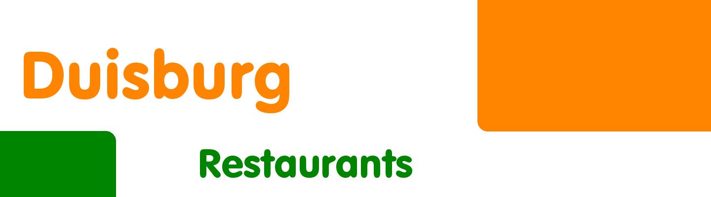 Best restaurants in Duisburg - Rating & Reviews