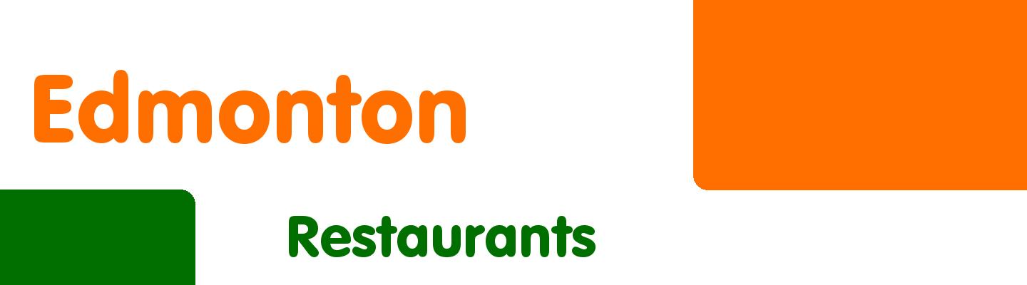 Best restaurants in Edmonton - Rating & Reviews