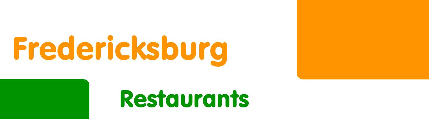 Best restaurants in Fredericksburg - Rating & Reviews