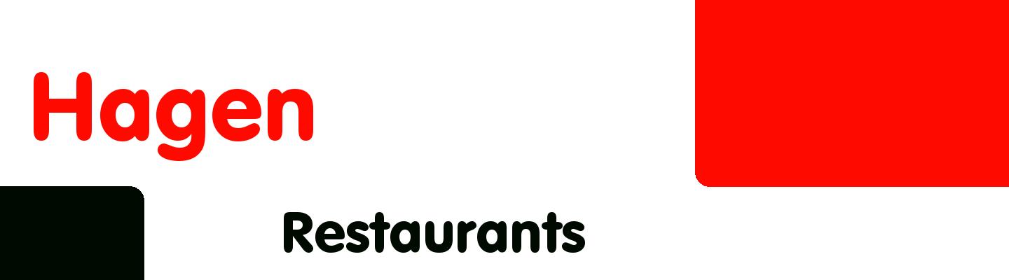 Best restaurants in Hagen - Rating & Reviews