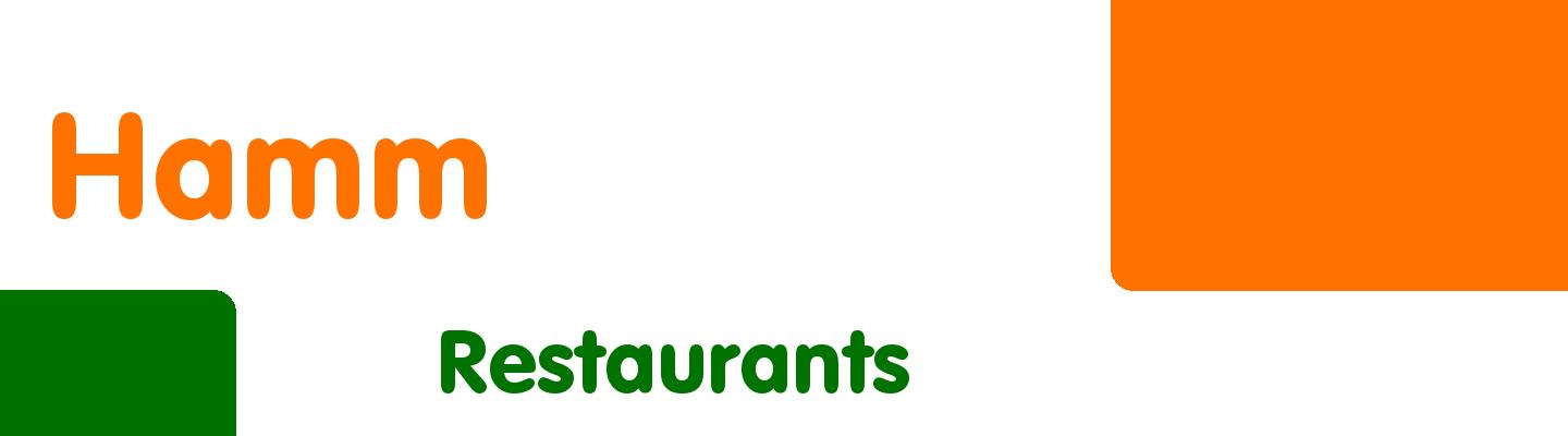 Best restaurants in Hamm - Rating & Reviews