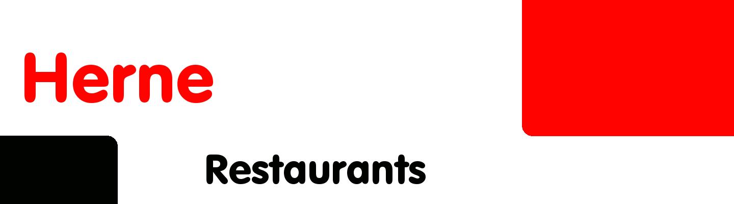 Best restaurants in Herne - Rating & Reviews