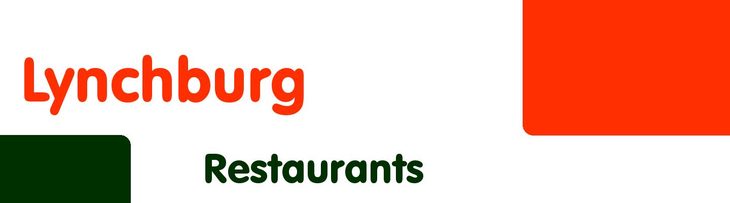 Best restaurants in Lynchburg - Rating & Reviews