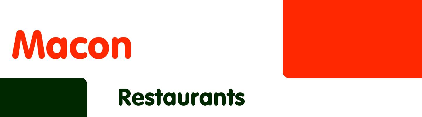 Best restaurants in Macon - Rating & Reviews