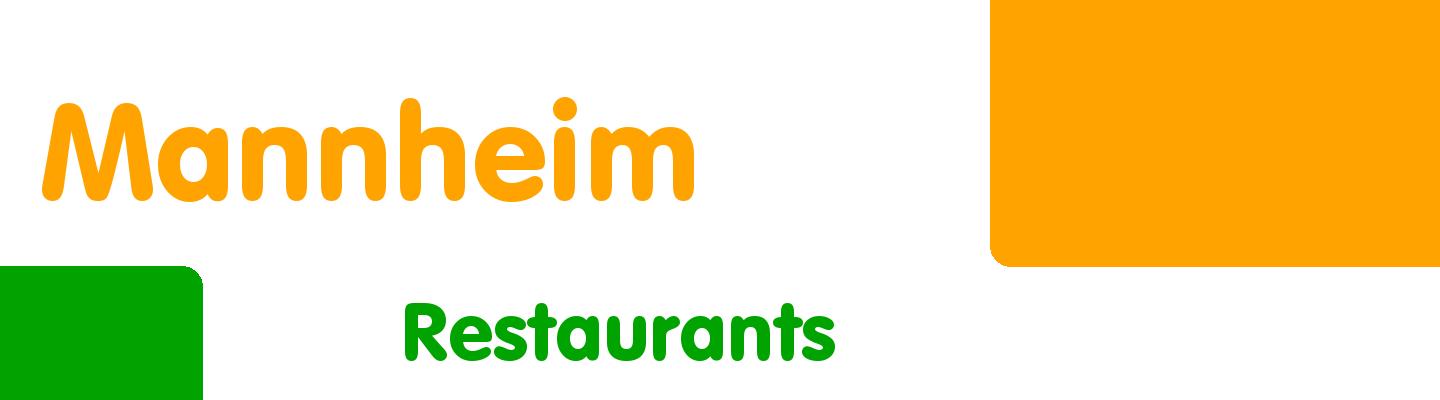 Best restaurants in Mannheim - Rating & Reviews