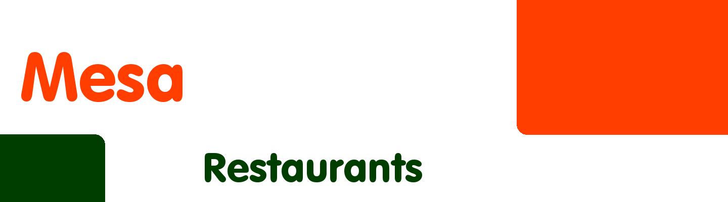 Best restaurants in Mesa - Rating & Reviews