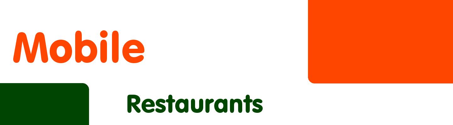 Best restaurants in Mobile - Rating & Reviews