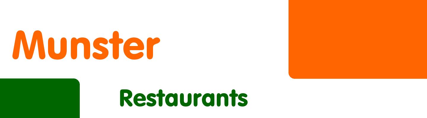 Best restaurants in Munster - Rating & Reviews