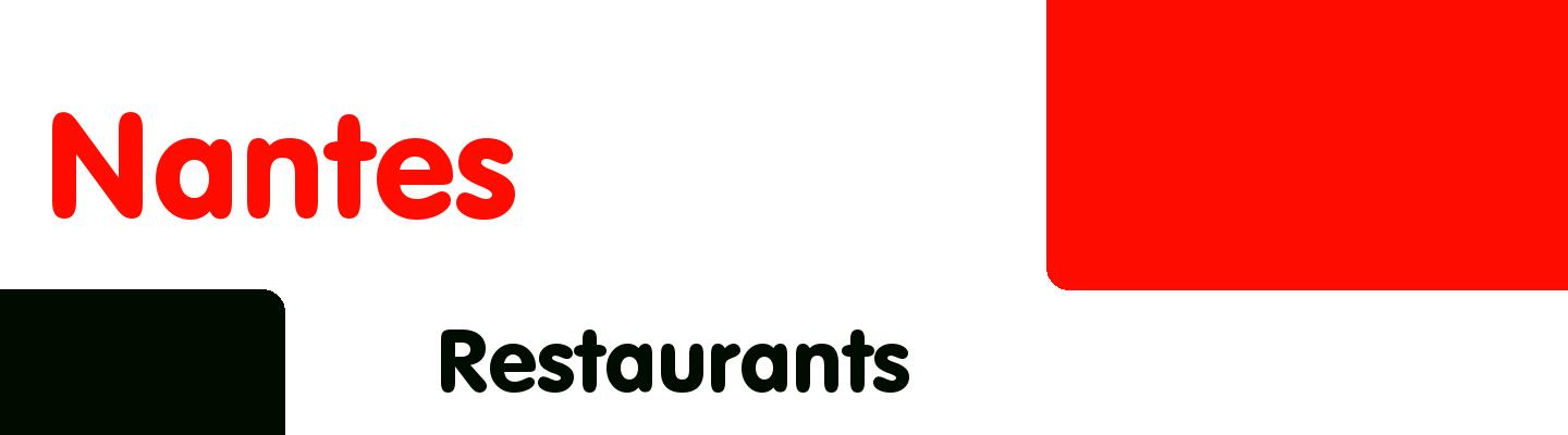 Best restaurants in Nantes - Rating & Reviews