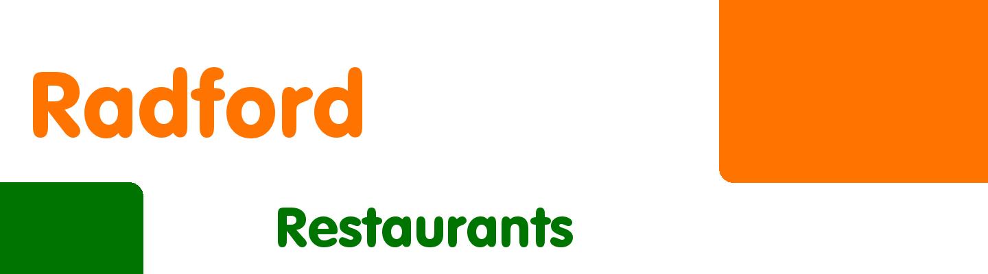 Best restaurants in Radford - Rating & Reviews