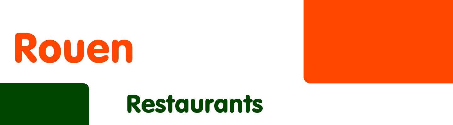 Best restaurants in Rouen - Rating & Reviews