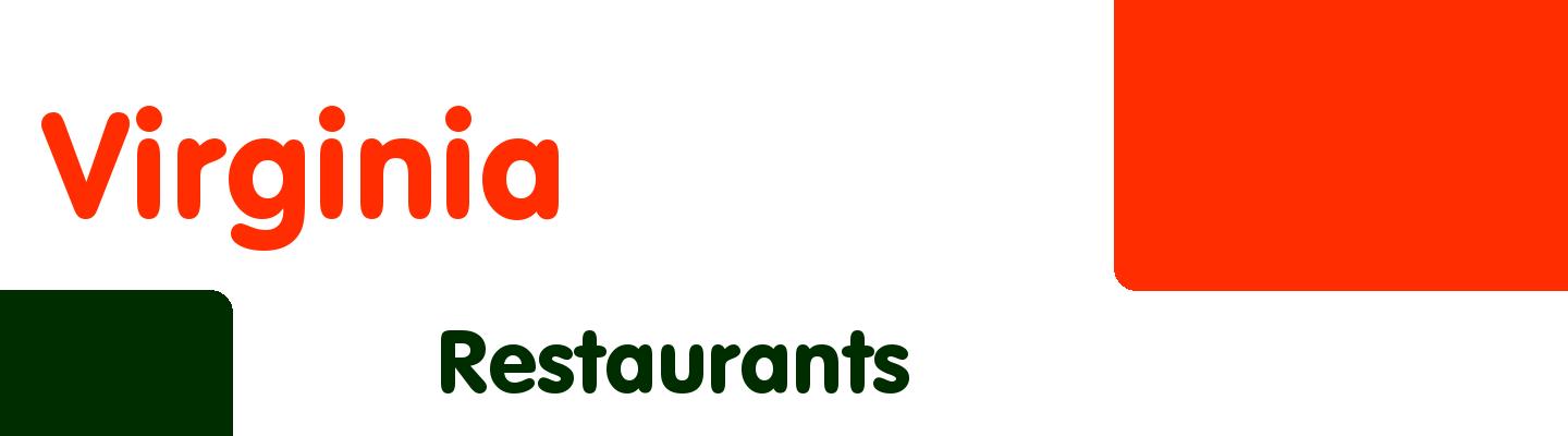 Best restaurants in Virginia - Rating & Reviews