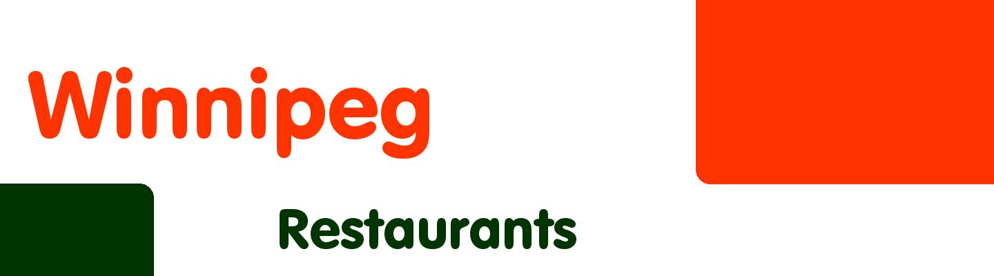 Best restaurants in Winnipeg - Rating & Reviews
